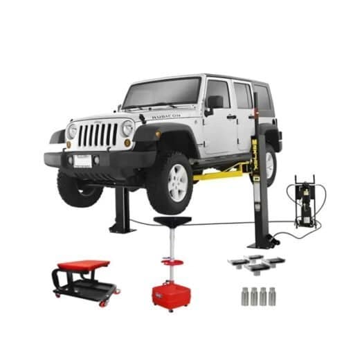 MAXJAX M6K Portable TwoPost Garage Lift Supreme Package PartBolte